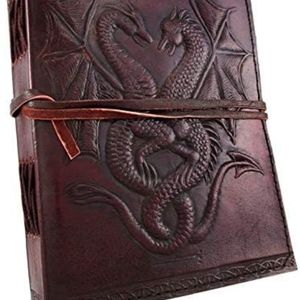 Dungeons and dragons leather bound journals